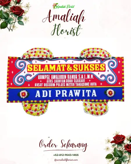 Papan Bunga Ucapan Selamat Sindanglaka